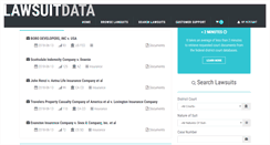 Desktop Screenshot of lawsuitdata.com