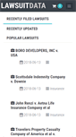 Mobile Screenshot of lawsuitdata.com